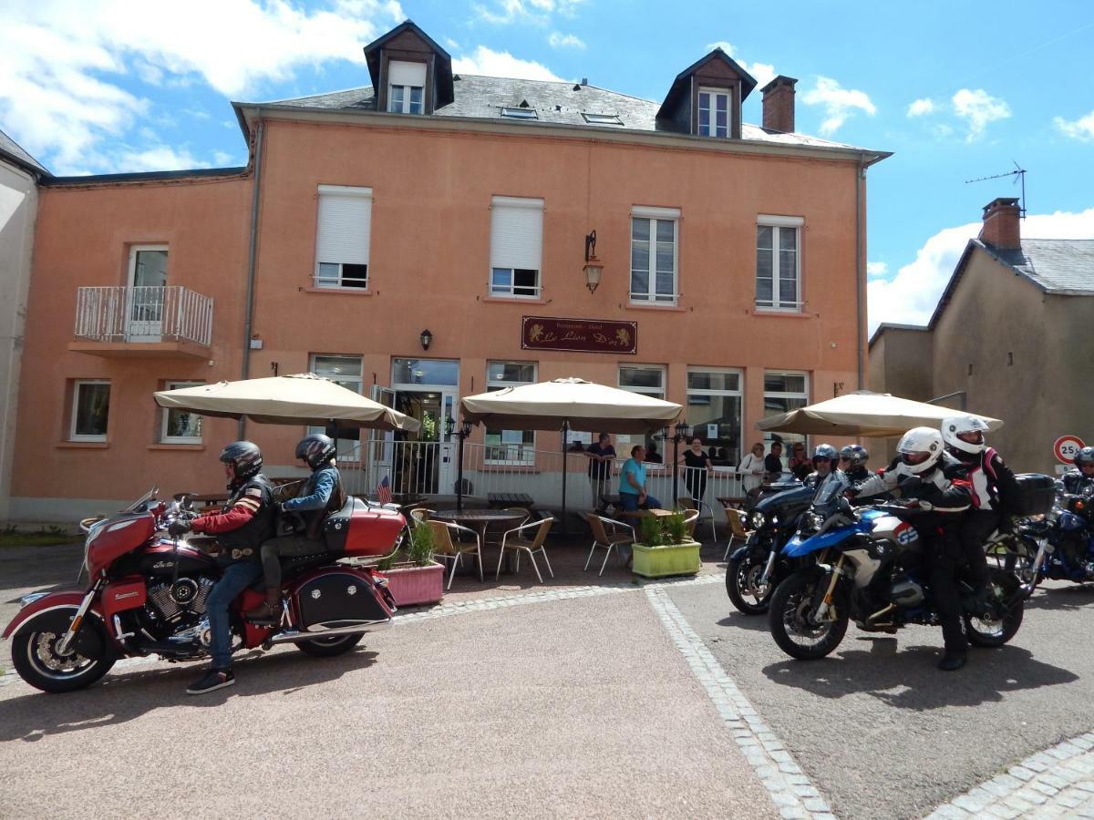 Le Lion D'Or Hotell Ouroux-en-Morvan Exteriör bild